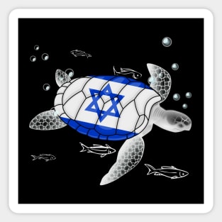 Israel Turtle Sticker